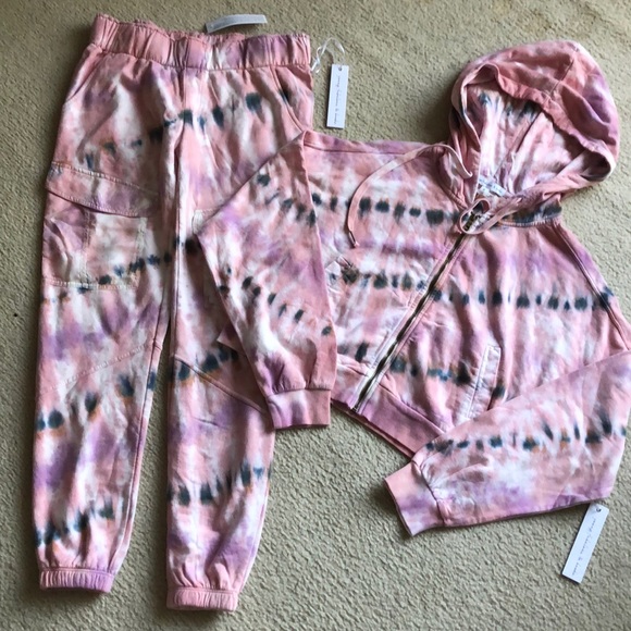 NWT Young Fabulous & Broke Tie Dye Hoodie - Picture 1 of 7